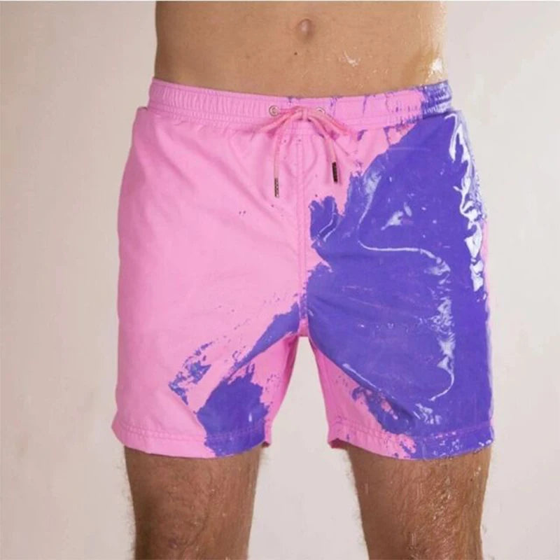 Bermuda Masculina Multicor que muda de Cor