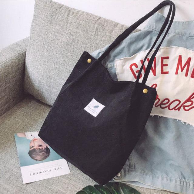 Bolsa Cotelê Casual